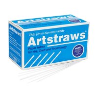 Art Straws - White 4mm Class Pack (1800)