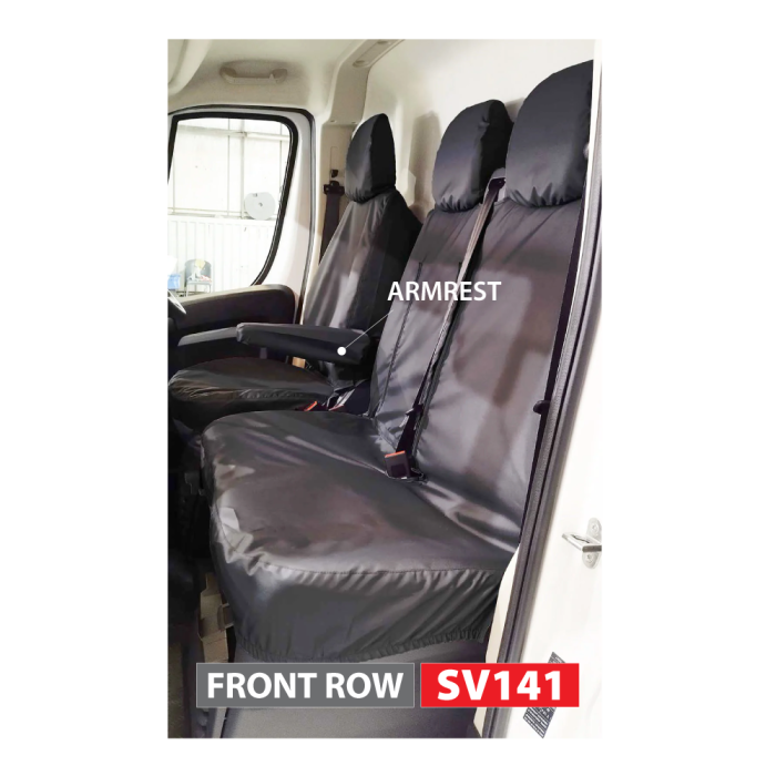 Opel Movano Seat Covers (Front Row 3 Seater) 2022+