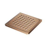 Abacus Elements Designer Shower Drain Cover Brushed Bronze