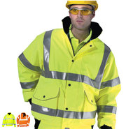 BOA Hi-Vis Waterproof Bomber Jacket Yellow or Orange
