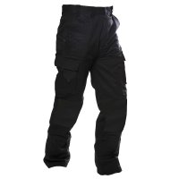 Cargo Trousers, 220gsm Ripstop Cotton, Black