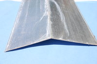 Ridge Capping for Corrugated Galvanised 150x150mm 3 Metre