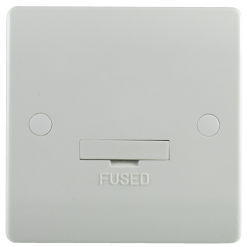 Sline 13A Fused Spur White SL416