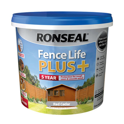 Ronseal Fence Life Plus - Red Cedar 5L