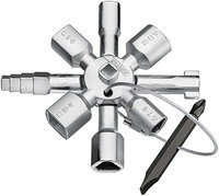 KNIPEX 001101 TWINKEY CONTROL CABINET KEYS