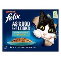 Felix Cat Pouch As Good As It Looks In Jelly Ocean Feast 4x12x85g