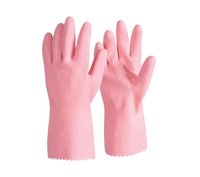 RUBBER GLOVES PINK Sml