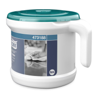 Tork Reflex&trade; Centrefeed Paper Towel and Dispenser White and Turquoise M4