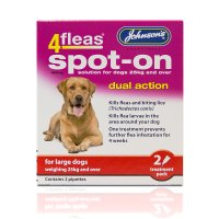Johnsons 4Fleas Spot On Large Dog VMD 1x6