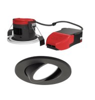 PRISM PRO LED FIRE RATED CCT GIMBAL BLACK