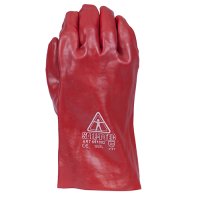 PVC Single Dip Gloves, Interlock, 45cm