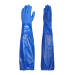 Skytec, Oil Resistant 62cm PVC Gloves, Blue, Pair