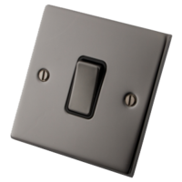 Black Nickel 1 Gang 2 Way Switch