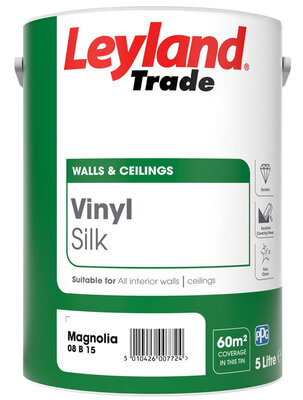 Leyland Vinyl Silk Paint Magnolia 5L
