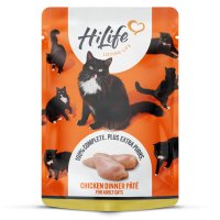 HiLife Adult Cat Pouch Chicken Dinner 70g x 18