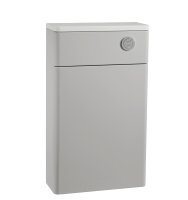 Tucker French Herts 560mm Curved Edge Back To Wall WC Unit Light Grey