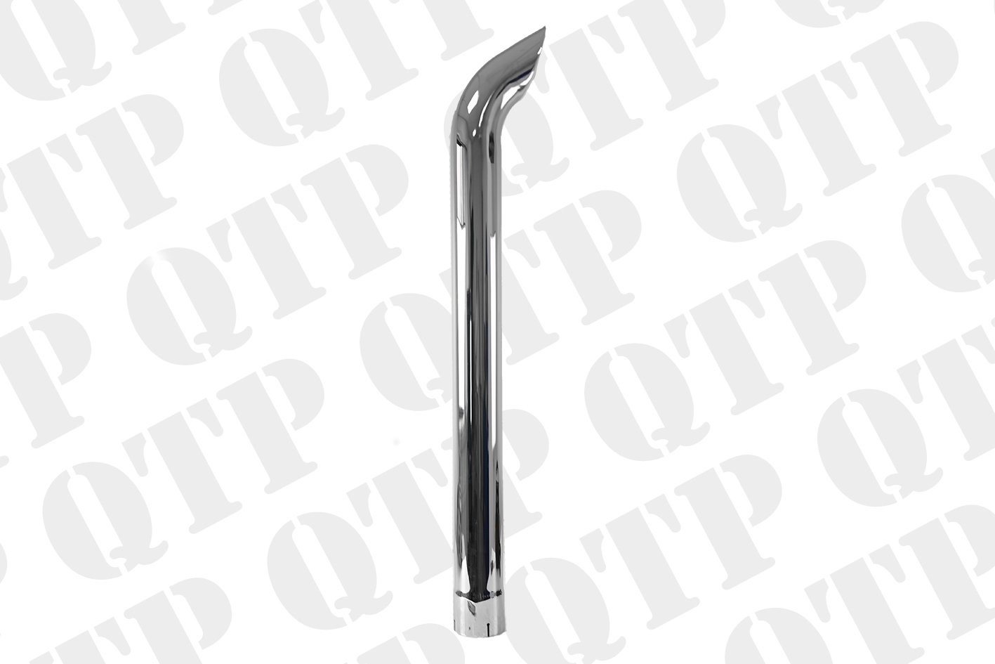 Exhaust Pipe Bended End Pipe Chrome 101x1219.20 mm
