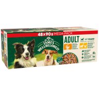 James Wellbeloved Adult Dog Pouch Mixed 90g 48pk x 1