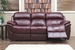 Madras Wine Leather Sofa