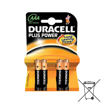 Duracell AAA Batteries (4 Pk)