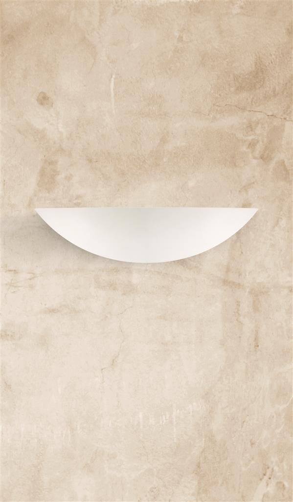 Searchlight Plaster Wall Light - Gypsum