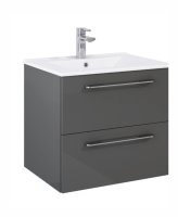 OTTO-PLUS-Wall-Hung-50cm-Two-Drawer-Vanity-Unit-Gloss-Grey---D39cm