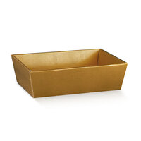 BOX TRAY MEDIUM 290X210X90MM GOLD SKIN ORO