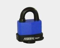 Federal Padlock 40mm Blue Laminated Weatherproof
