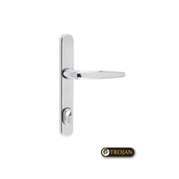 UPVC SPARTA CHROME 2* SECURITY DOOR HANDLE LEVER/LEVER LBP