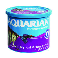 Aquarian Tropical & Temperate Flake Fish Food 25g x 12