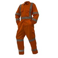 820069, Hi Vis Overalls, TTMC-W, IND/Wt 300Gsm Org
