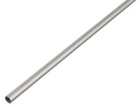 Alberts Round Tube Satin Aluminium 20mm Diam. 1 Metre 473464