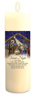 LED Wax Candle/Timer/Nativity  (86598)