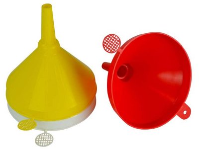 Faithfull Plastic Funnel 150mm (Set of 3)
