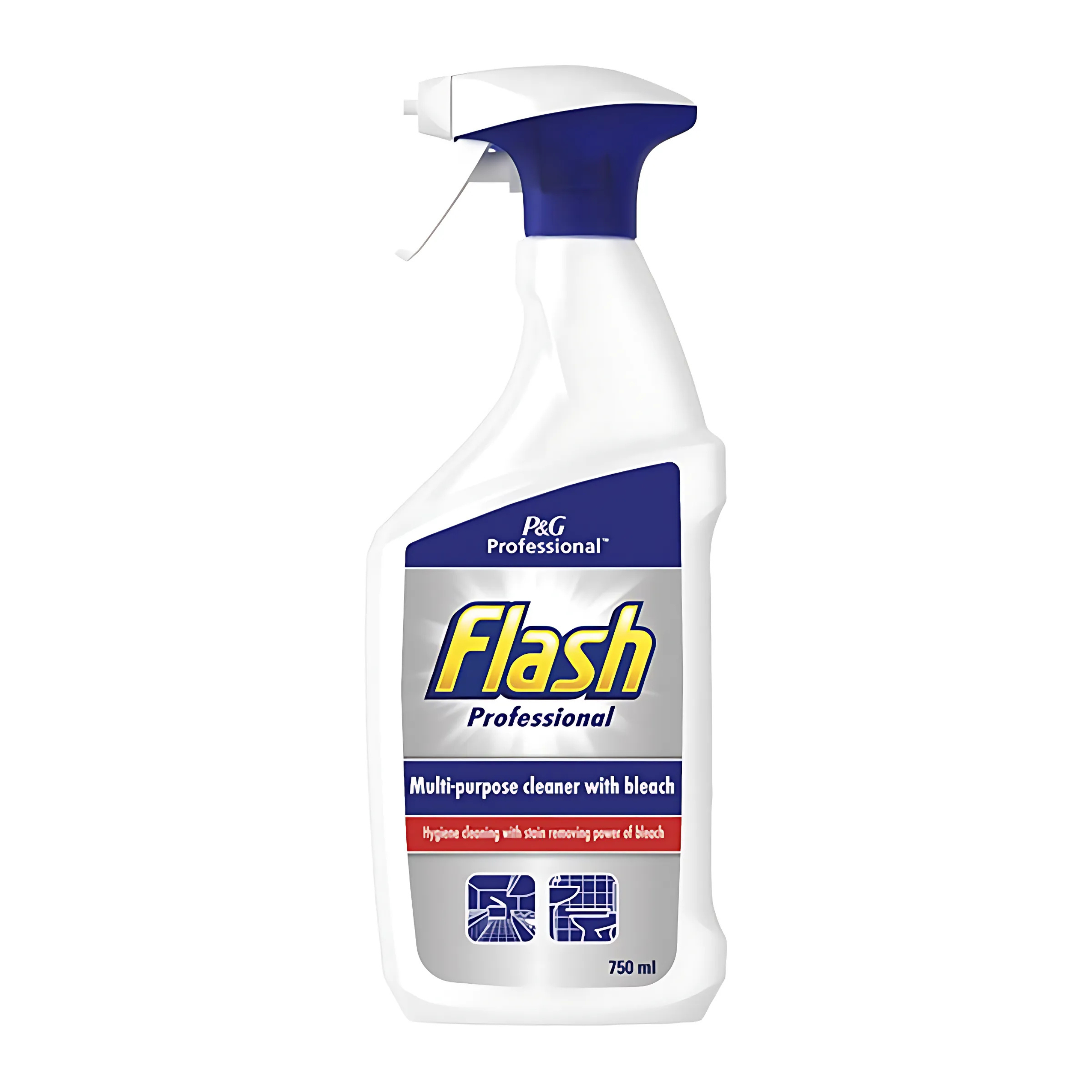Flash Professional Multi-Purpose Spray Cleaner With Bleach, 750ml