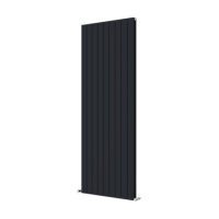 Tucker French 1800 x 670mm Double Panel Anthracite Vertical Radiator (Heating Only)