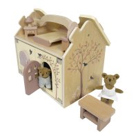 Doll House with Bears (33x22x28)