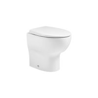 Tucker French Tonbridge Standard Height Short Projection Rimless Back To Wall Pan with Quick Soft Close Seat