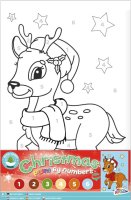 Christmas Paint by Numbers Canvas - Rudolph
