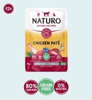 Naturo Adult Cat Pouch Chicken Pate 85g x 12