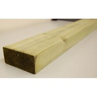 TIMBER RAIL 3.6M x 100mm x 47mm (4" x 2")