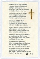 Cross in Pocket Leaflet   (7150)