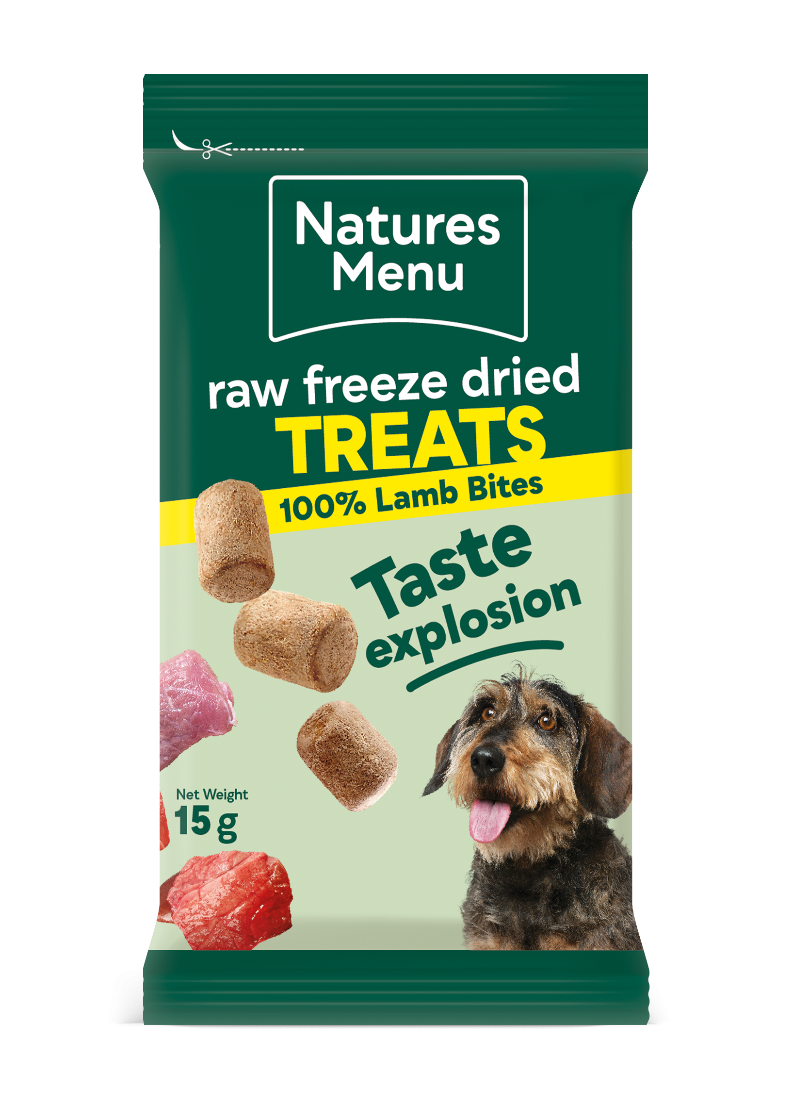 Natures Menu Adult Dog Freeze Dried Raw Treats Lamb 20x15gm - 1879
