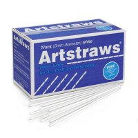 Art Straws - White 6mm Class Pack (900)