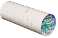Vires Elec PVC Tape White 19mm x 20M