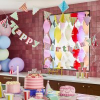 Bright Banquet 'Happy Birthday' Card Banner 2m