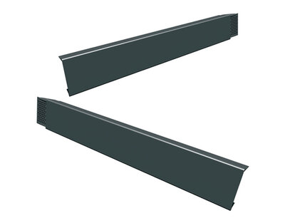 Manthorpe Right Hand SmartVerge Grey uPVC Linear Dry Verge System MANGLVRHGR