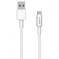 GROOVE USB-C TO USB-A CHARGING CABLE 2M &ndash; WHITE