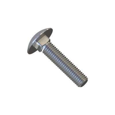 DIN 603 Coach Bolt M6 x 20 Steel Zinc-Plated 8.8