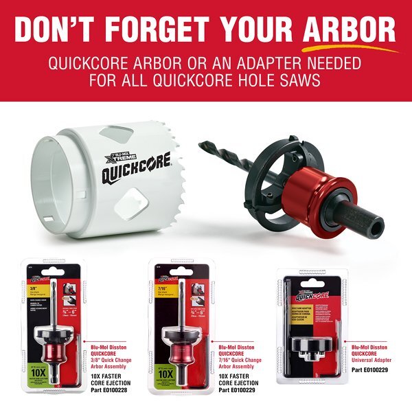 Bi-Metal Hole Saw (E0100235) 20mm (25/32in) Quickcore